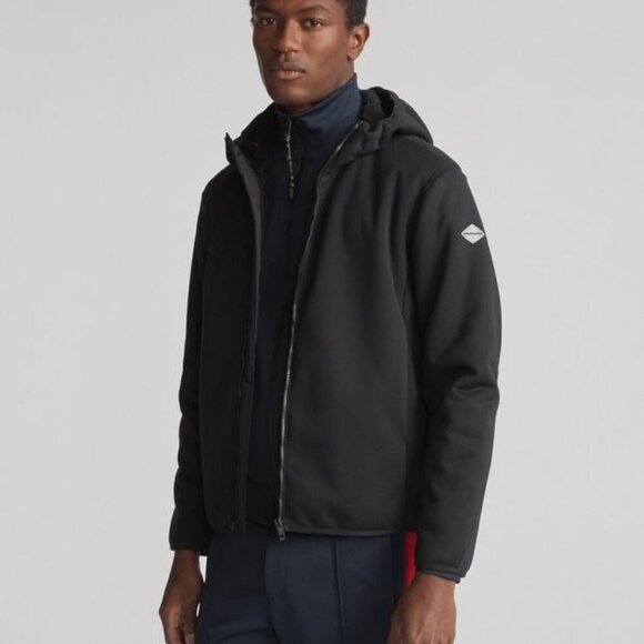 Rag & Bone Fleece Tactical Zip Up Jacket Black Size XL - Picture 1 of 10